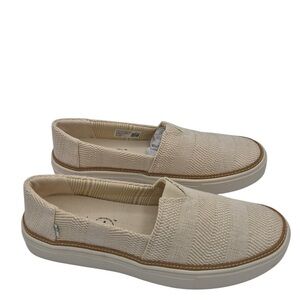 Toms Women's Cream Slip-On Sneakers